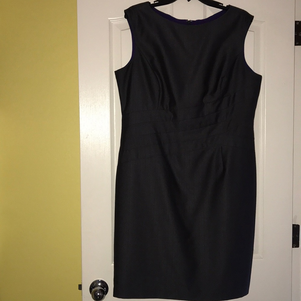 Gently used Anne Klein Dark Gray Dress